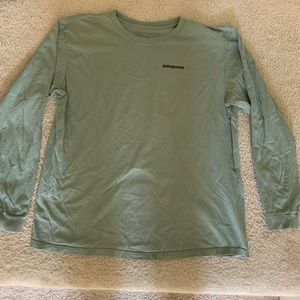 Green Patagonia Long Sleeve T-Shirt